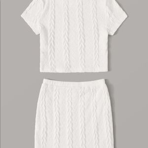 Shirt and skirt set